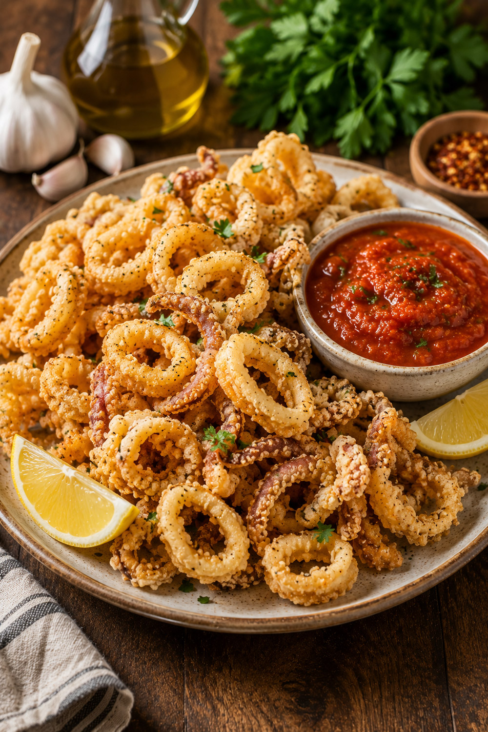crispy fried calamari recipe