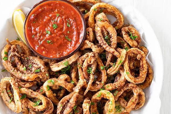 crispy fried calamari